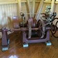Woodward Compensating Type Water Wheel governor.   Size F governor from patent Number 679,353.